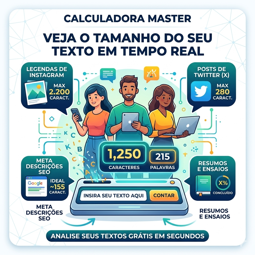 Calculadora de Contador de Caracteres