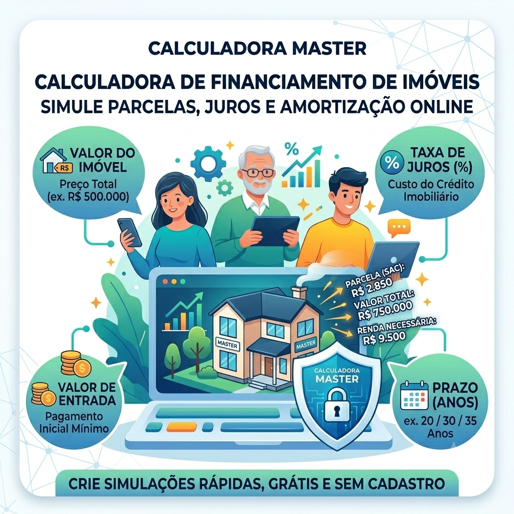 Calculadora de Financiamento de Imóveis